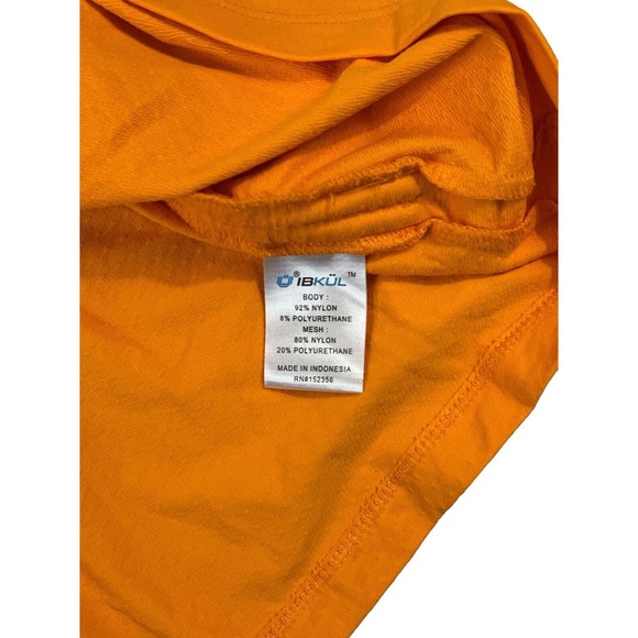 IBKul Women‎ Orange 1/4 Zip Long Sleeve Sz XXL UPF 50+ Adjustable Drawstring - Picture 6 of 7